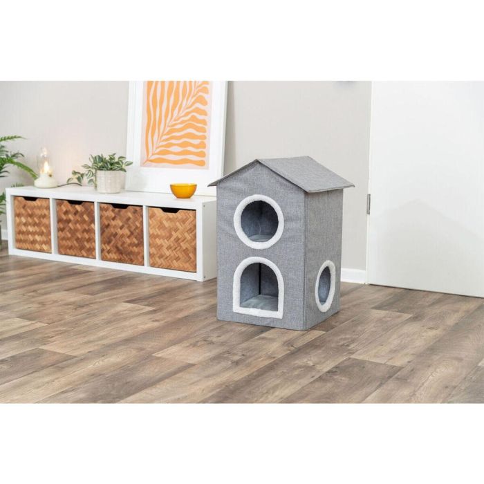 Grotte pour chat Trixie Gris clair 47 x 67 x 47 cm 1