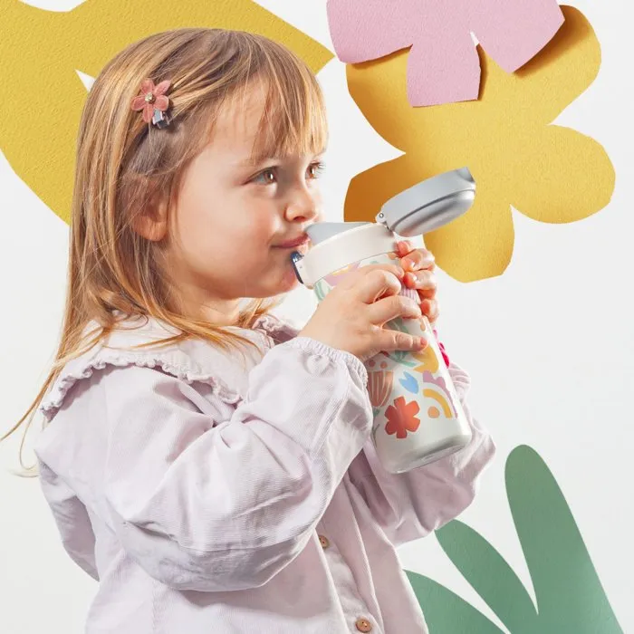 Monbento Gourde Isotherme MB Pop 360 ml, Bec Verseur, Bouchon Sport Ouverture Rapide pour Enfants et Adultes, Sans BPA, Acier Inoxydable