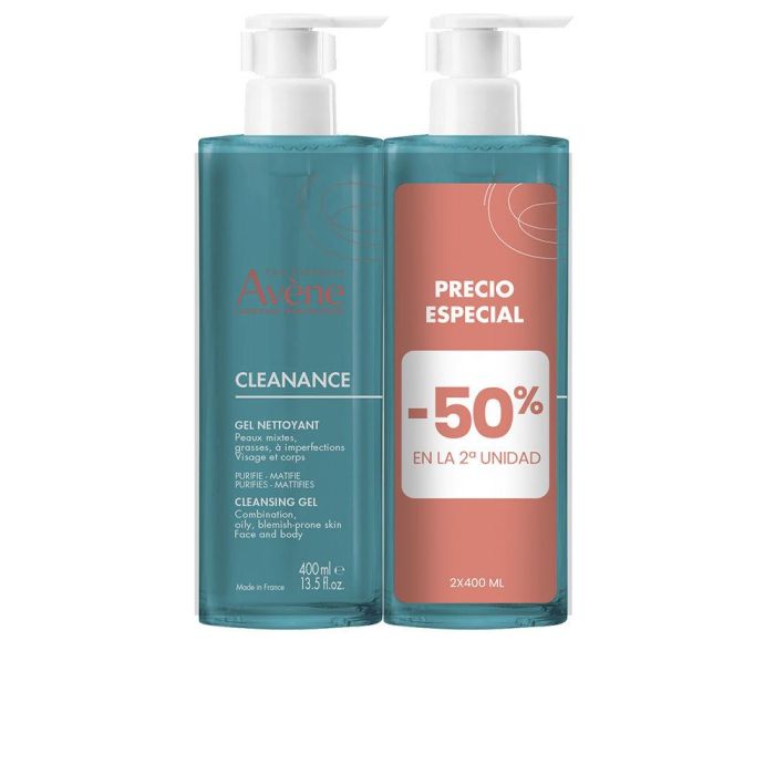 Avène Cleanance Gel Nettoyant Pack 2 X 400 mL