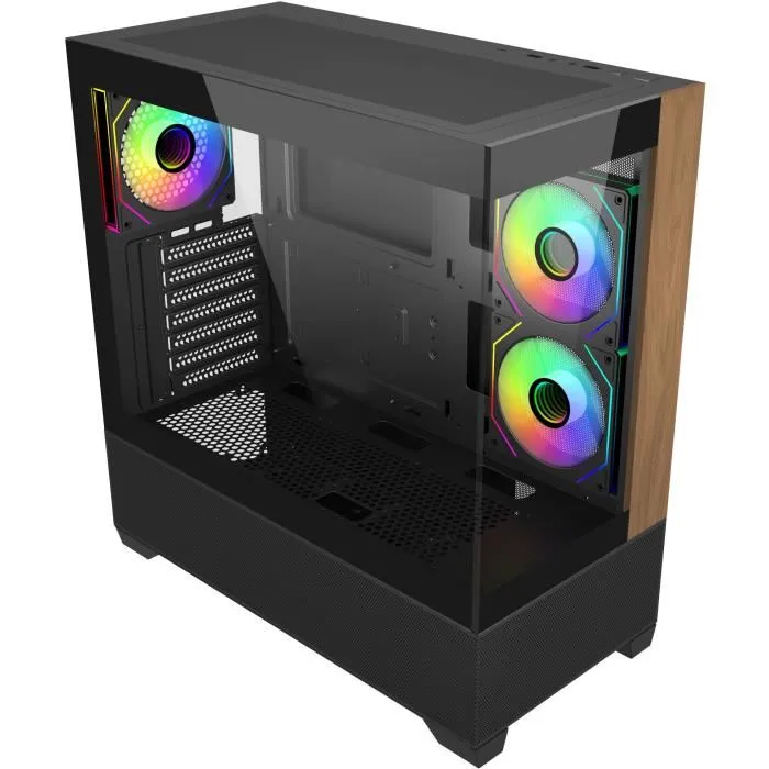Cooler Master Elite 690 Boîtier PC Moyen Tour ATX, Châssis avec Panneaux en Verre Trempé 270°, Gestion Câbles, Support Rad 360 mm, USB-C, USB 3.0 Cooler Master Elite 690 Boîtier PC Moyen Tour ATX, Châssis avec Panneaux en Verre Trempé 270°, Gestion Câbles, Support Rad 360 mm, USB-C, USB 3.0