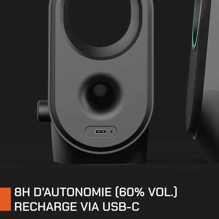 Nova Gaming Enceinte Bluetooth Portable Cygnus GS115 - Design Gaming avec LED RGB - Noir - pour Ordinateur, Console et Smartphone Nova Gaming Enceinte Bluetooth Portable Cygnus GS115 - Design Gaming avec LED RGB - Noir - pour Ordinateur, Console et Smartphone