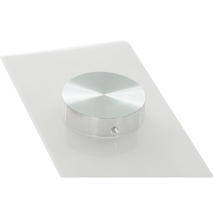 Table de Salle à Manger DKD Home Decor Verre Transparent Blanc Bois MDF (160 x 90 x 75 cm) 5