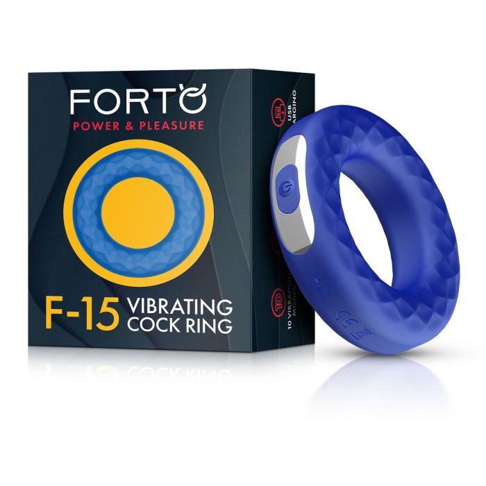 Anneau Pénis Forto Bleu (Taille unique) 2