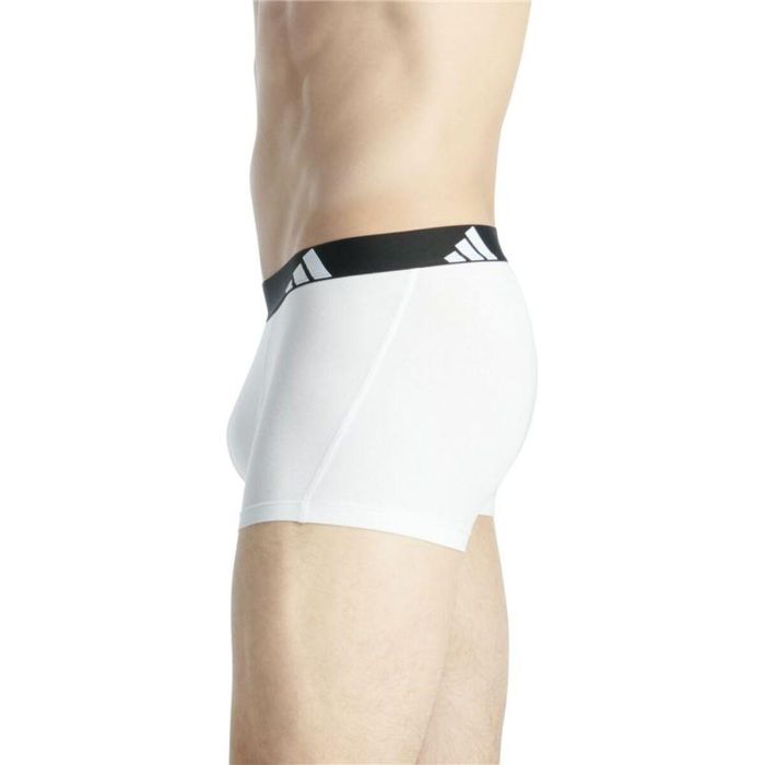 Boxer pour homme Adidas Slip Active Flex Cotton Blanc 3 Pièces XL 1