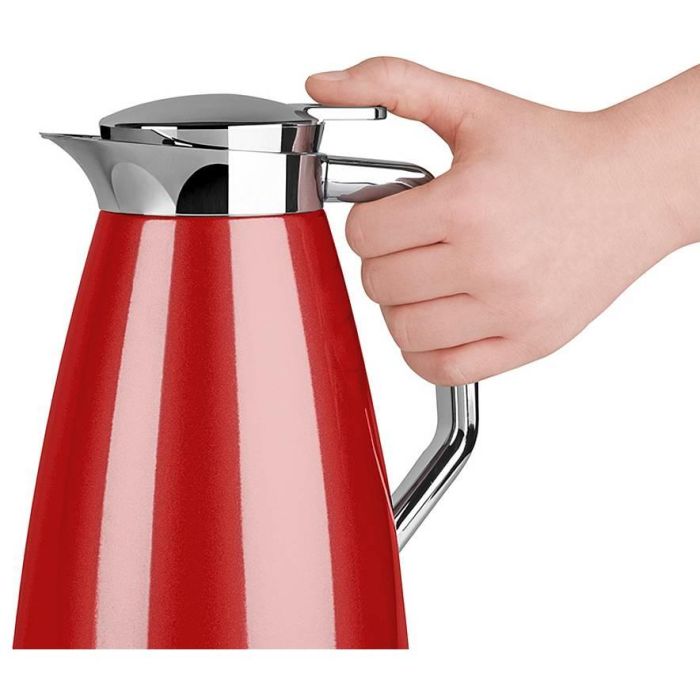 Emsa F4140300 Plaza Isolierkanne. 1 Liter. Rot 4