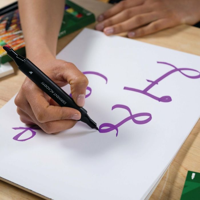 Ensemble de Marqueurs DERWENT Academy Multicouleur Double pointe 8 Pièces 2 Ensemble de Marqueurs DERWENT Academy Multicouleur Double pointe 8 Pièces 2