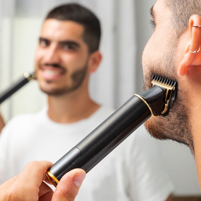 Pack Moule pour Rasage de Barbe Hipster Barber et Tondeuse à Cheveux Professionnelle Rechargeable avec Accessoires InnovaGoods 22 Pack Moule pour Rasage de Barbe Hipster Barber et Tondeuse à Cheveux Professionnelle Rechargeable avec Accessoires InnovaGoods 22