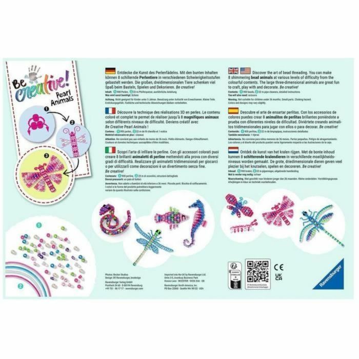 Travaux Manuel Ravensburger Be creative! Pearls Animals 2