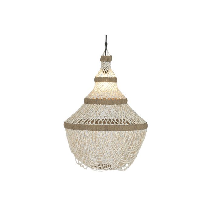 Suspension Home ESPRIT Blanc Naturel Coquillages 50 W 50 x 50 x 130 cm 6