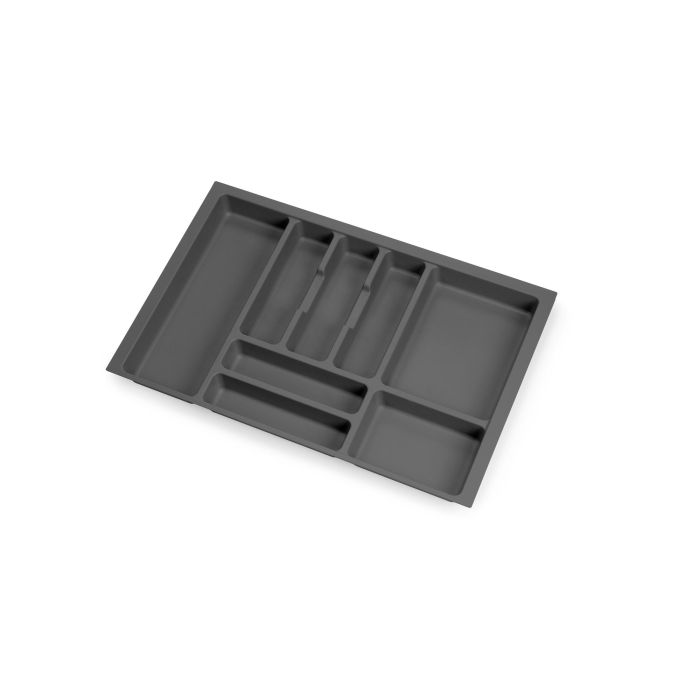 Emuca range-couverts Optima Vertex/Concept, profondeur 500mm, plateau 16mm, module 700mm, Plastique, Gris antracite 0 Emuca range-couverts Optima Vertex/Concept, profondeur 500mm, plateau 16mm, module 700mm, Plastique, Gris antracite 0