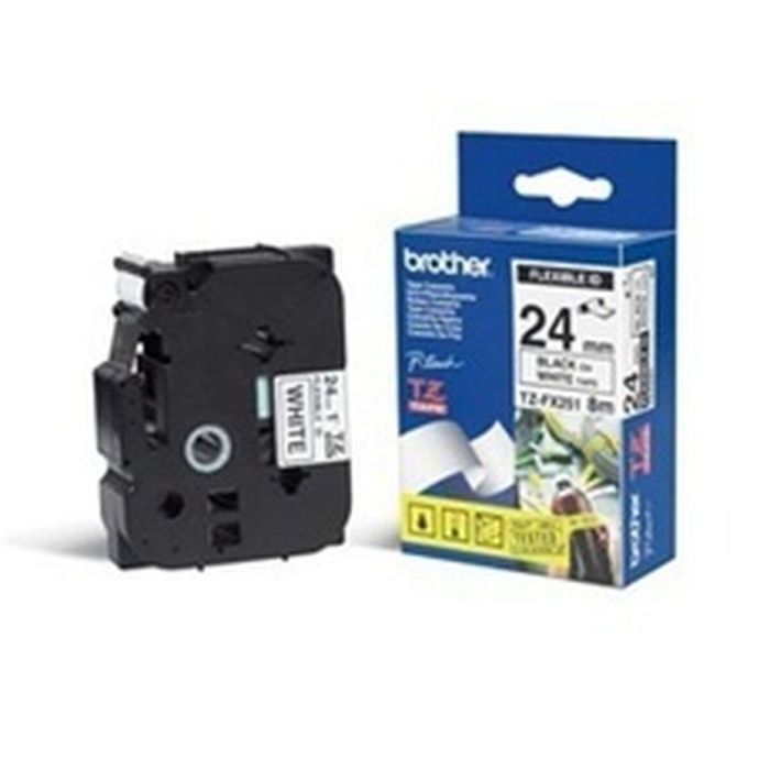 Cartouche d'encre originale Brother TZEFX651 Jaune Noir/Jaune 0 Cartouche d'encre originale Brother TZEFX651 Jaune Noir/Jaune 0