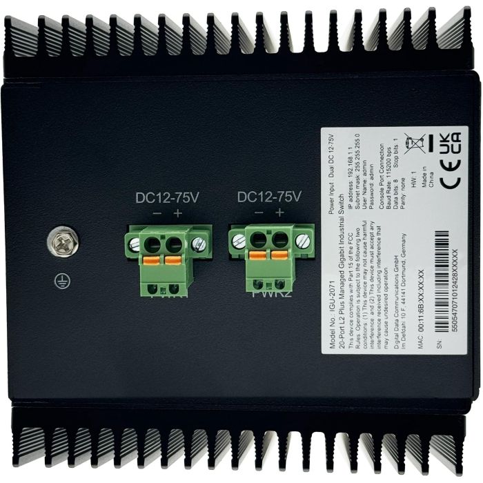 Switch 20x GE IGU-2071 16x 1GbE.4x 2.5GbE SFP sw 2 Switch 20x GE IGU-2071 16x 1GbE.4x 2.5GbE SFP sw 2