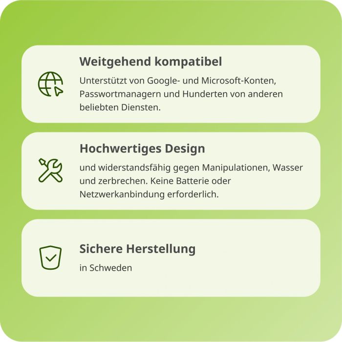 YubiKey 5 NFC - Systemsicherheitsschlüssel 9
