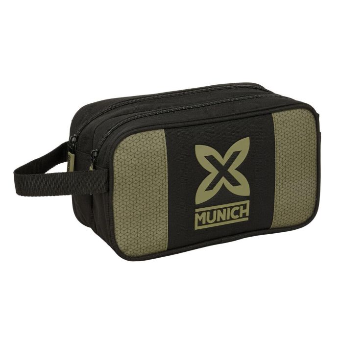 Nécessaire de Voyage Munich West Noir Vert 26 x 15 x 12.5 cm