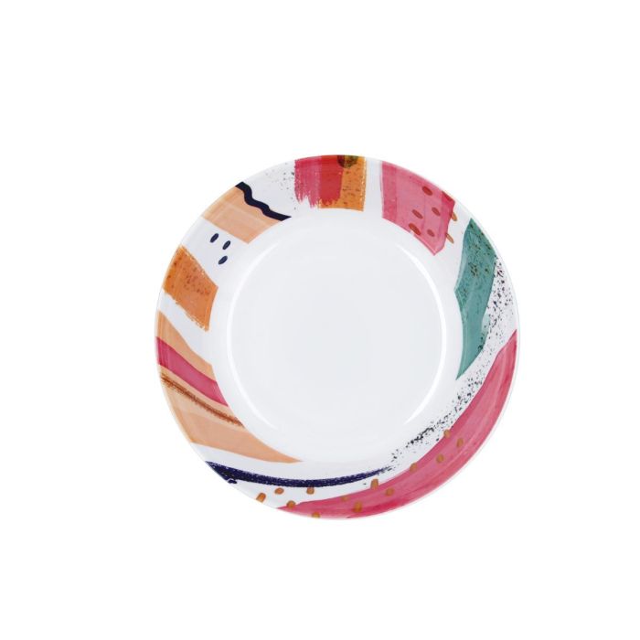Plato Hondo Melamina Acuarela Quid 20 cm 1 Plato Hondo Melamina Acuarela Quid 20 cm 1