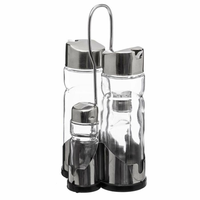 Salière avec couvercle Secret de Gourmet Multicouleur Transparent verre Acier inoxydable 1 Salière avec couvercle Secret de Gourmet Multicouleur Transparent verre Acier inoxydable 1