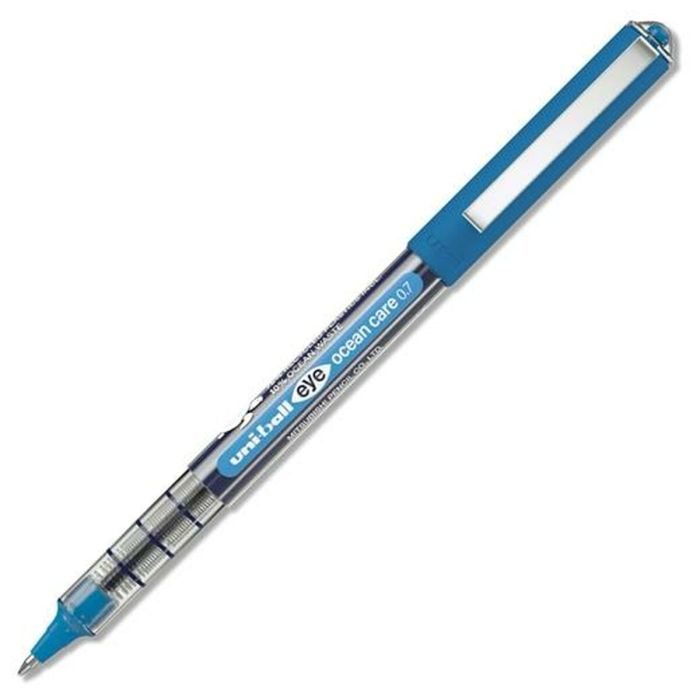 stylo à encre liquide Uni-Ball Eye Ocean Care Bleu 0,7 mm (12 Unités) 1