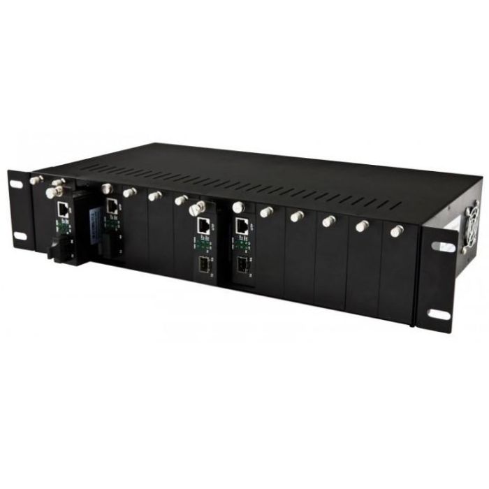 Z ALLNET Medienkonverter Zubehör 14-Slot Chassis 19 1