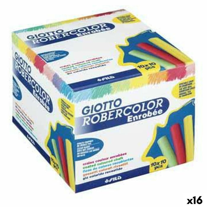 Craies Giotto ROBERCOLOR Multicouleur (100 Pièces) (16 Unités)