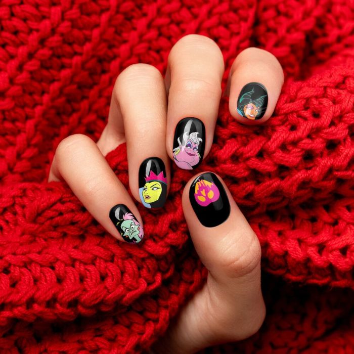 Autocollants pour ongle Mad Beauty Disney Villains 1