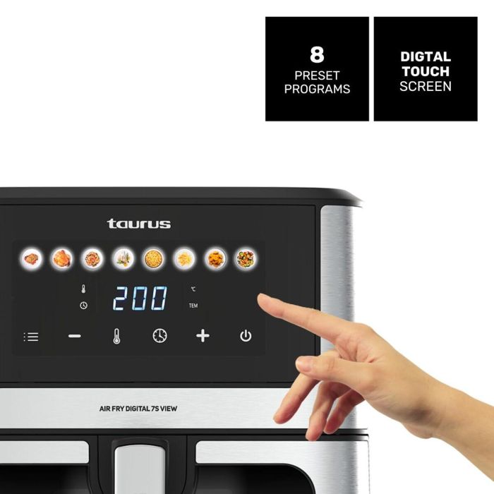 Friteuse à Air Taurus 973999000 Noir Friteuse à Air Taurus 973999000 Noir