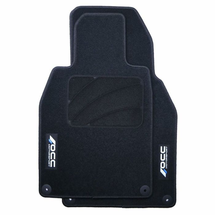 Set de tapis de voitures OCC Motorsport OCCPS0014LOG Noir Porsche 911 992 Velours 5 Pièces 16