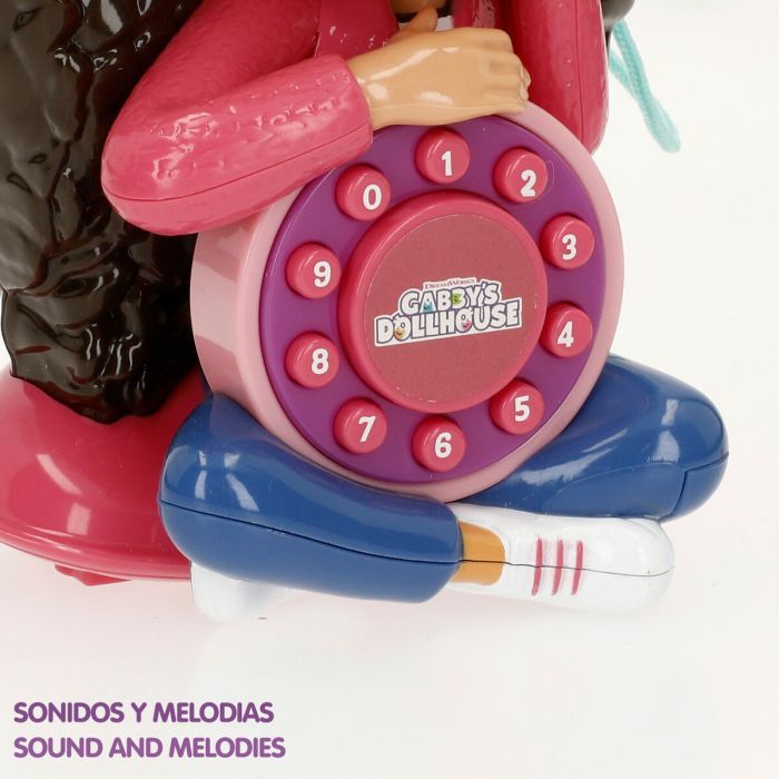 Téléphone-jouet Gabby's Dollhouse 16 x 18 x 10 cm (4 Unités) 2