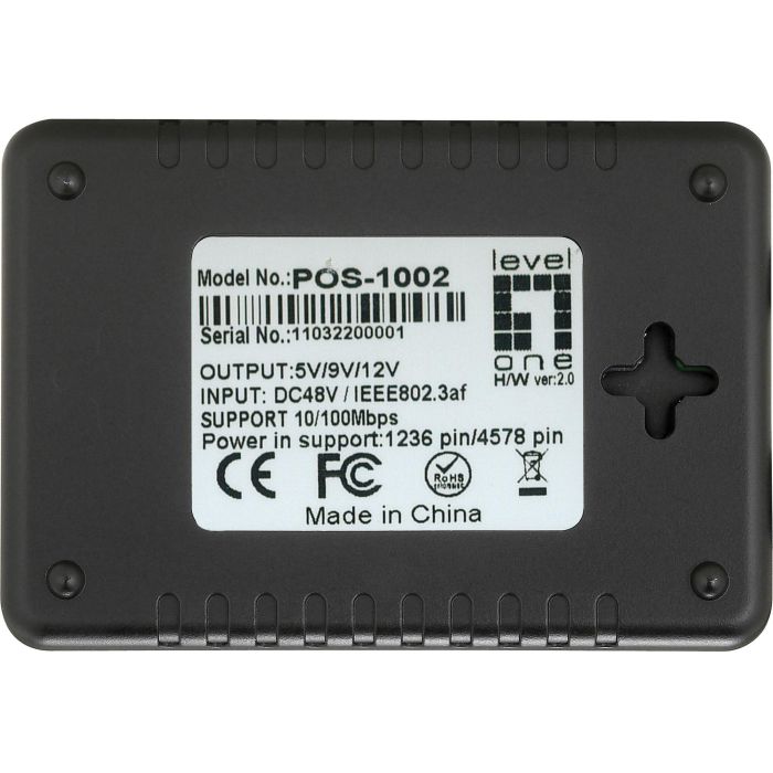 Splitter POS-1002 1x GE PoE 2 Splitter POS-1002 1x GE PoE 2