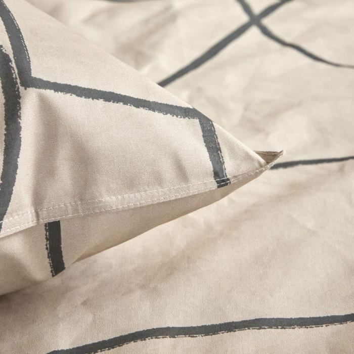 Parure de couette TODAY HOY - Sunshine 0.20 Beige Lit king size 3 Pièces 1