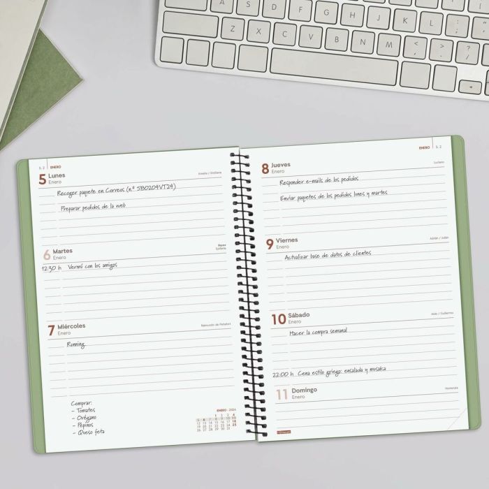 Agenda Finocam MY Vert A5 15,5 x 21,2 cm 2026 4