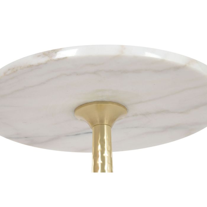 Table d'appoint Home ESPRIT Blanc Doré 41 x 41 x 53 cm 1