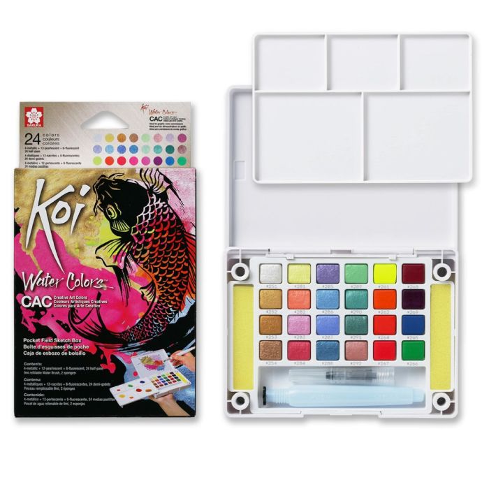 Set de peintures aquarelle Talens Sakura Koi Water Colors Multicouleur 0 Set de peintures aquarelle Talens Sakura Koi Water Colors Multicouleur 0