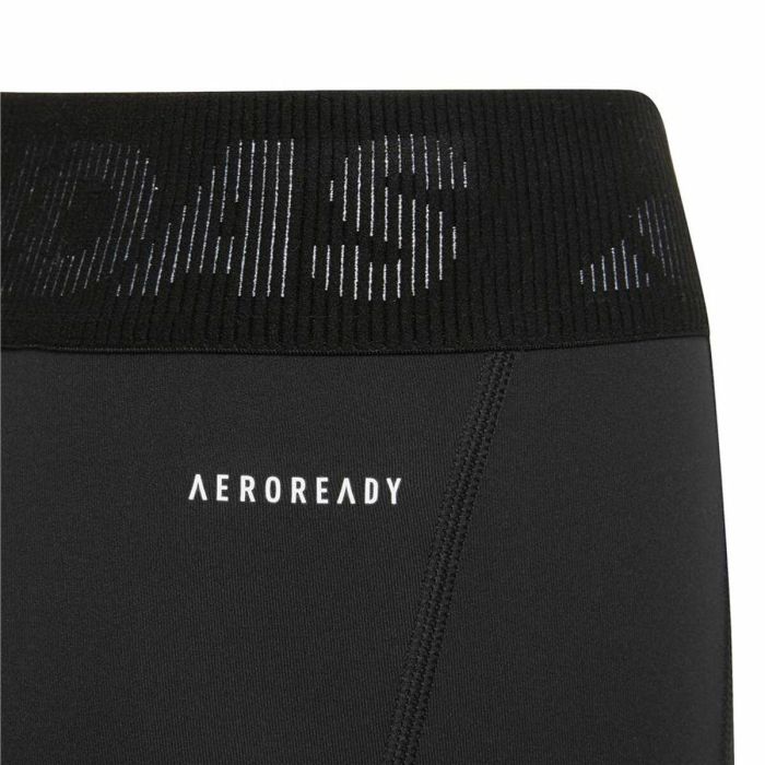 Leggings de Sport pour Enfants Adidas Techfit Aeroready Noir 3 Leggings de Sport pour Enfants Adidas Techfit Aeroready Noir 3