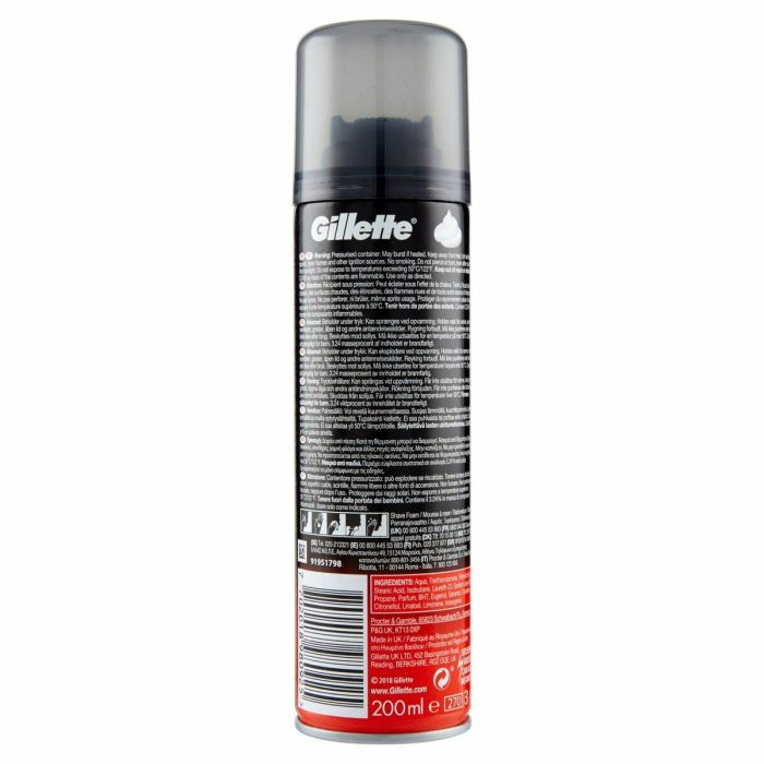 Mousse à raser Gillette GSFR 200 ml 6