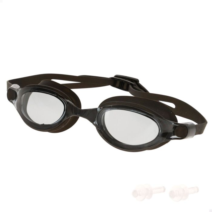 Lunettes de bain pour adultes AquaSport Noir Gris (12 Unités) 3