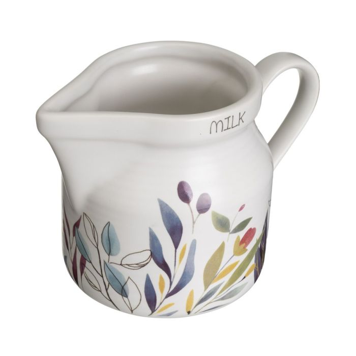 Laitière et sucrier BERRIES Blanc Rouge Vert Grès 250 ml 18,5 x 9 x 10 cm 2