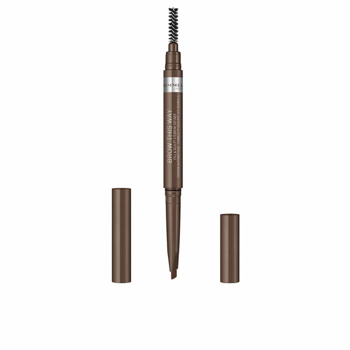 Crayon à sourcils Rimmel London Brow This Way Nº 02 Medium brown Nº 02-Medium Brown 0,25 g