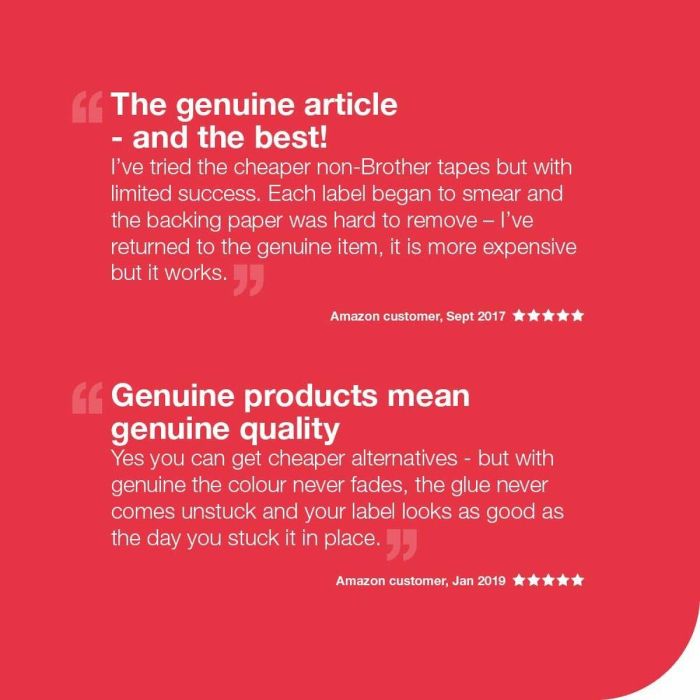 Cartouche d'encre originale Brother Cinta laminada 36mm Noir 1