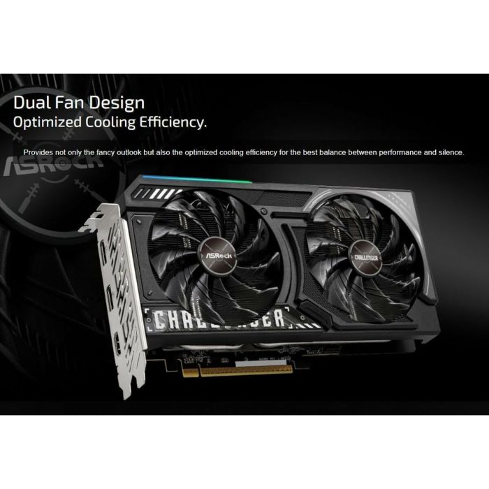 Carte Graphique ASRock RX9060XT CL 16GO GDDR6 RADEON RX 9060 XT 16 GB 8