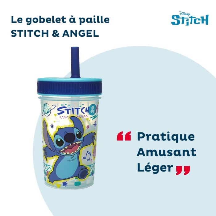 Verre d’Apprentissage ThermoBaby LILO & STITCH 420 ml Bleu 7
