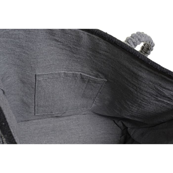 Sac DKD Home Decor 48 x 16 x 36 cm Gris 1