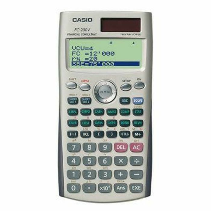 Calculatrice Casio FC-200V-2-W-ET Noir 12