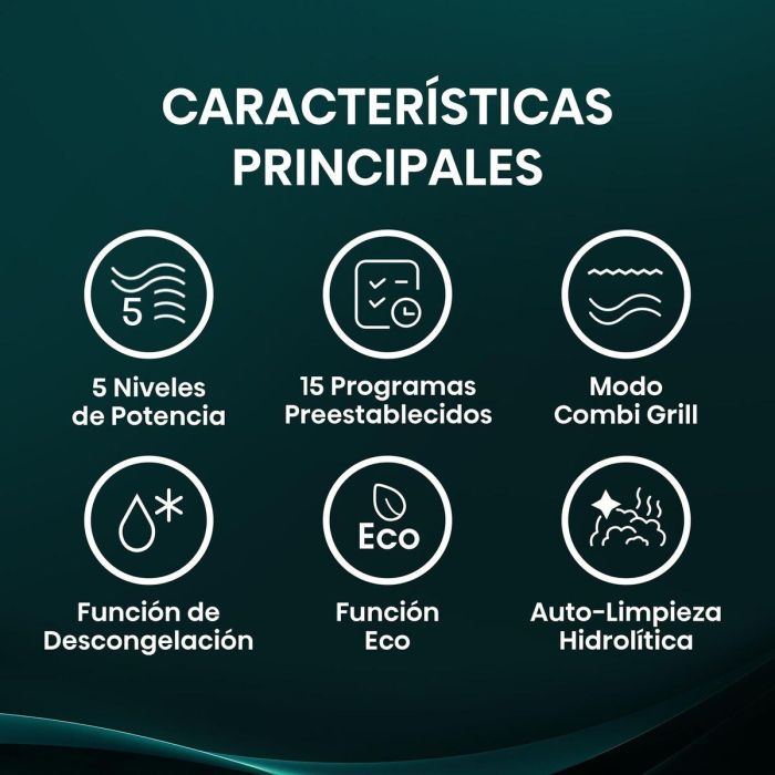 Micro-ondes avec Gril Hisense BIM320G41X 800 W 20 L Acier 22