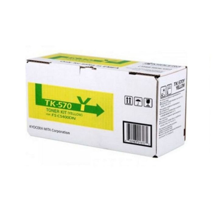 Toner original Kyocera TK-570Y Jaune 1