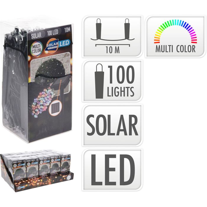 Guirlande lumineuse LED Lifetime 12 m Multicouleur Solaire 1 Guirlande lumineuse LED Lifetime 12 m Multicouleur Solaire 1