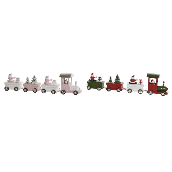 Décorations de Noël DKD Home Decor Rouge Vert 35,5 x 5 x 8,8 cm (2 Unités) 2 Décorations de Noël DKD Home Decor Rouge Vert 35,5 x 5 x 8,8 cm (2 Unités) 2