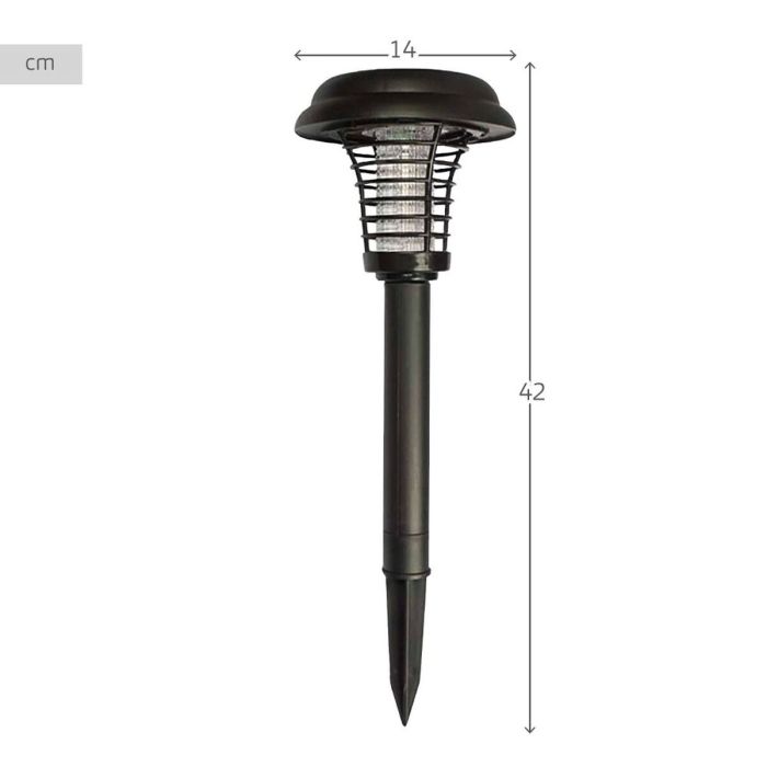 Borne de jardin solaire Aktive polypropylène 14 x 42 x 14 cm (4 Unités) 3