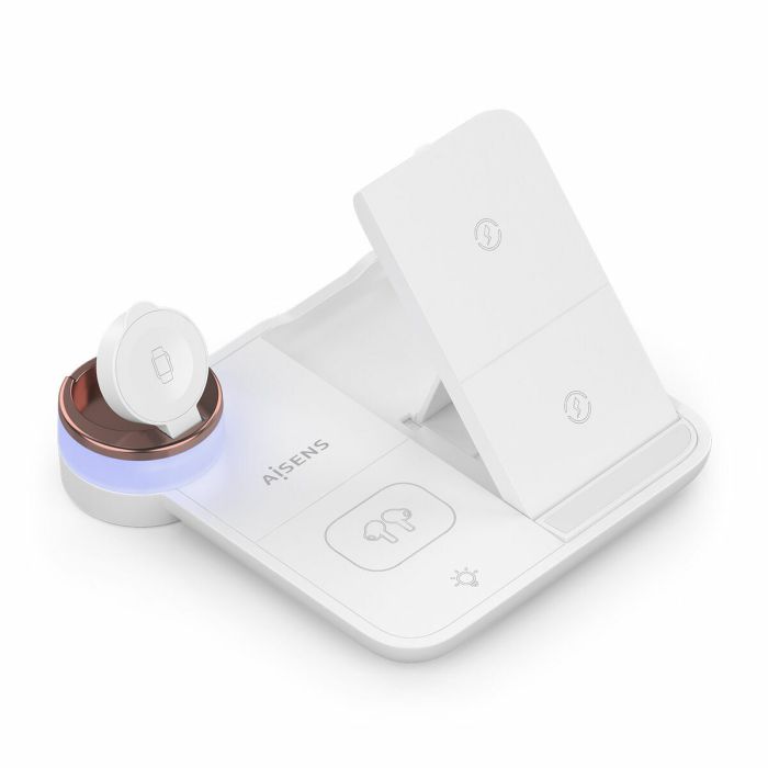 Chargeur sans fil Aisens ASCH-15W4WC061-W 15 W Blanc 13