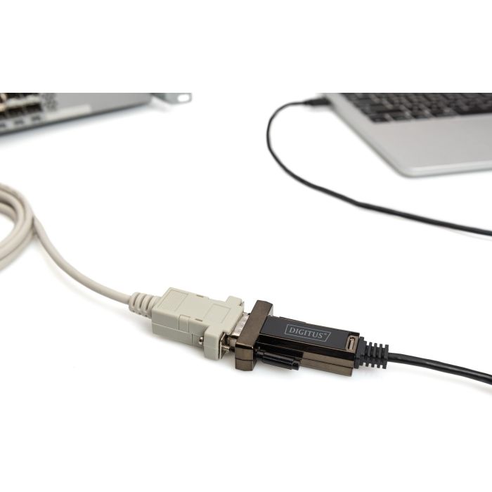 DIGITUS Adapter USB2.0/C -> seriell D-Sub9 St/St + 1.0m Kab 3