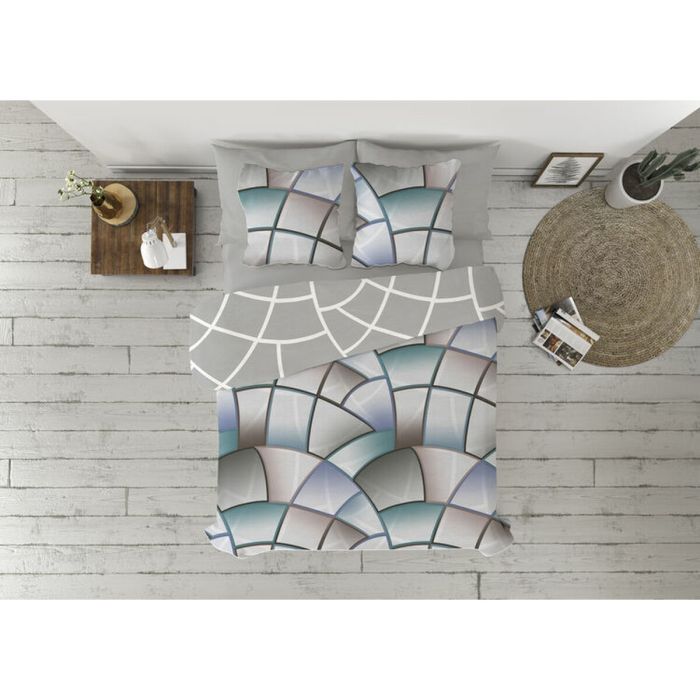 Housse de Couette Pierre Cardin Lucas Gris 144 Fils 150 x 230 cm 2